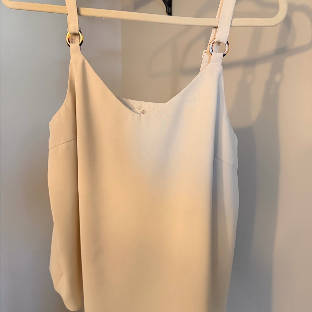 Hem & Thread Cream Camisole Top